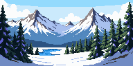 Snow and larch above the treeline